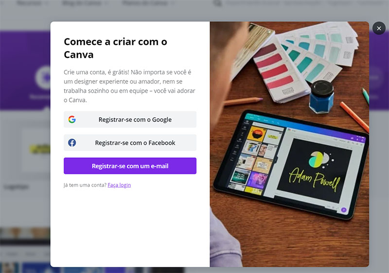 como usar o canva